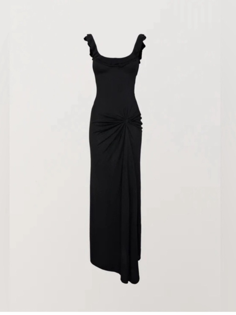ASTA Resort Elise Maxi Dress Sheer Black New - Picture 3 of 11